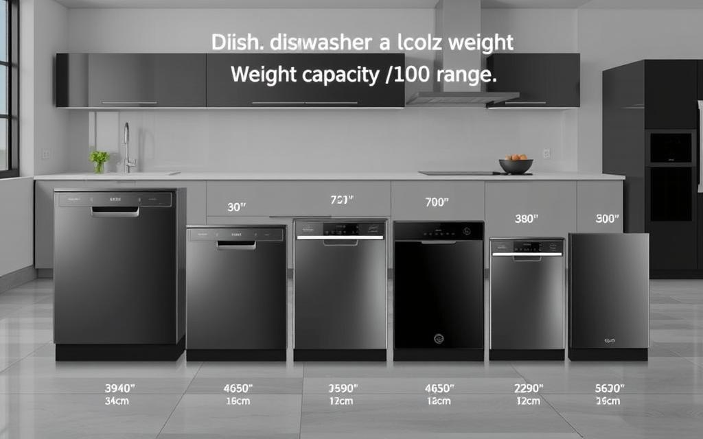 Dishwasher Weight Range and Capacity